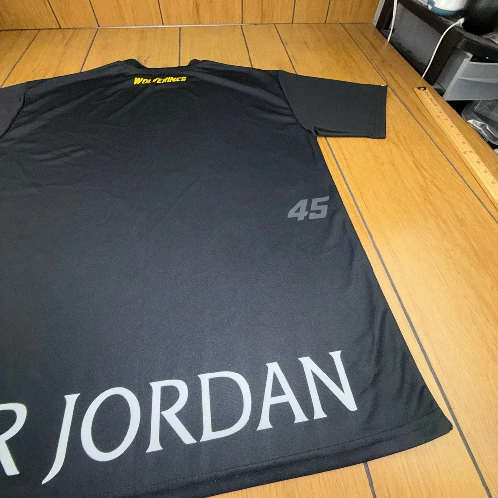 Sparco Michigan Wolverines Jumpman Invitational 2024 Jersey‎ Mens XL Black 23XI